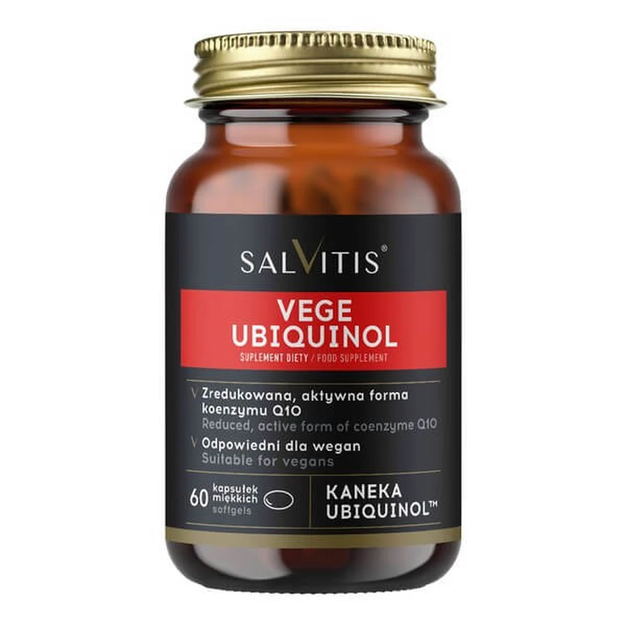 Salvitis Vege Ubiquinol, soft capsules, 60 pcs.