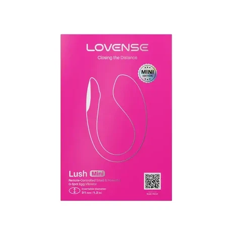 Lovense Lush Mini, app-gestuurde ei-vibrator, roze, 1 st.