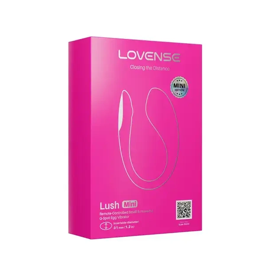 Lovense Lush Mini, app-gestuurde ei-vibrator, roze, 1 st.