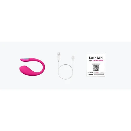 Lovense Lush Mini, app-gestuurde ei-vibrator, roze, 1 st.