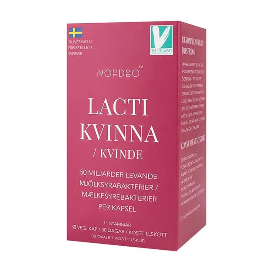 Nordbo Lacti Kvinna, capsules, 30 st.