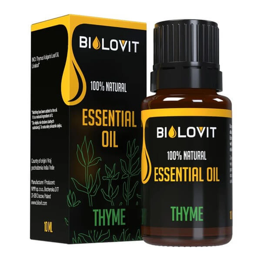 Bilovit, aceite esencial de tomillo, 10 ml