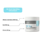 OstroVit 3C CLA Carnitina Cromo, polvo, sabor kiwi, 150 g