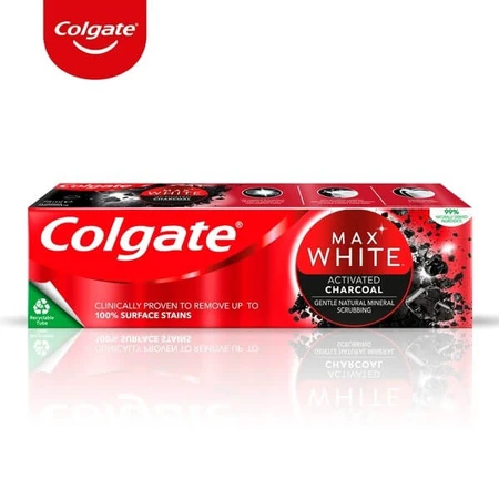 Colgate Max White Geactiveerde Houtskool, tandpasta, 20 ml