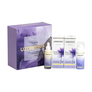 Uzdrovisco Balansset, normaliserende en poriënverstevigende crème, 50 ml + normaliserend en poriënverstevigend serum, 30 ml