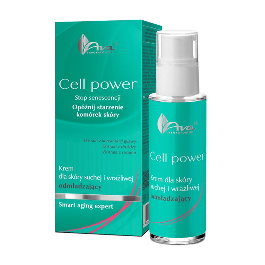 Ava Cell Power, cream for dry and sensitive skin, 30 ml