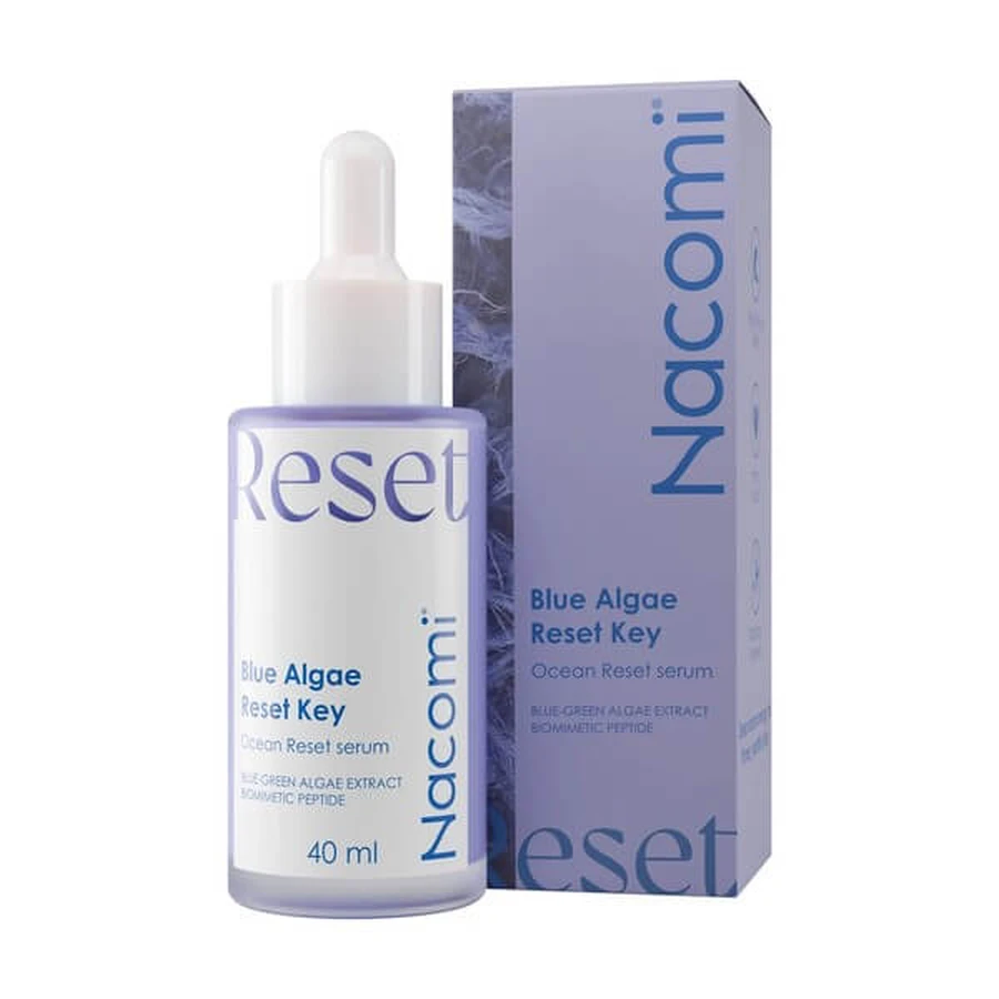 Nacomi Blue Algae Reset Key, regenererend serum, 40 ml