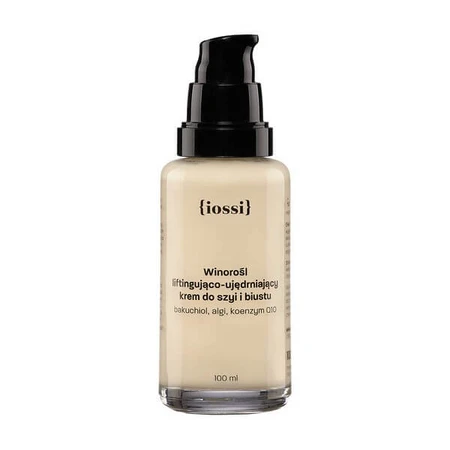 Iossi Vine, straffende und festigende Creme für Hals und Dekolleté mit Bacchio, 100 ml