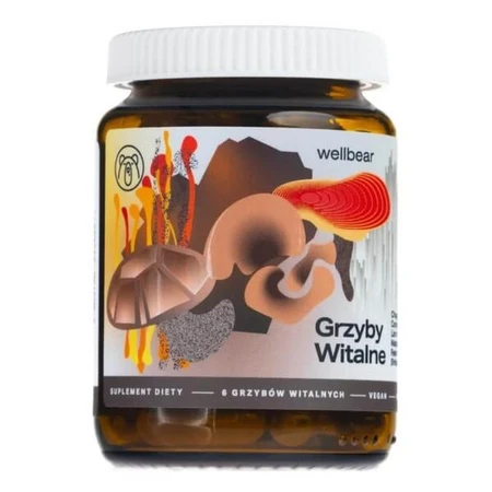 Wellbear Vital Mushrooms, capsules, 60 pcs.