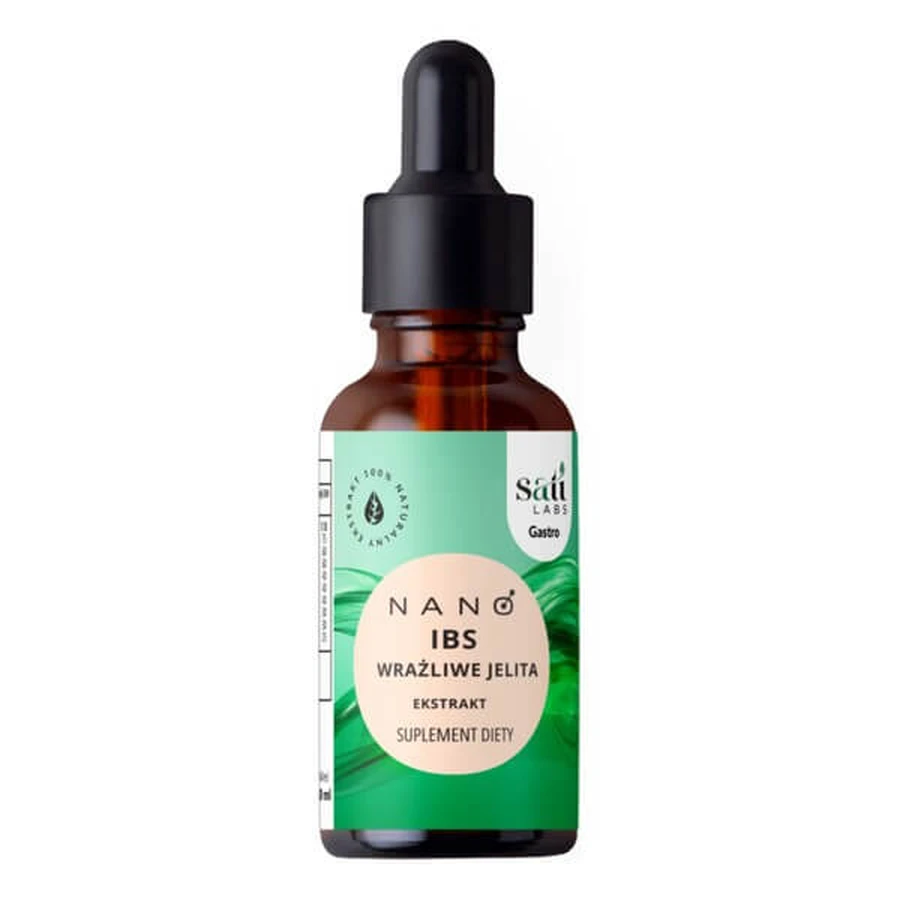 Sati Labs, Nano IBS Sensitive Bowel, drops, 50 ml