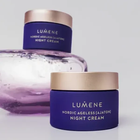 Lumene Nordic Ageless [Ajaton] Radiant Youth Night Cream, crème de nuit régénérante intensive, 50 ml.