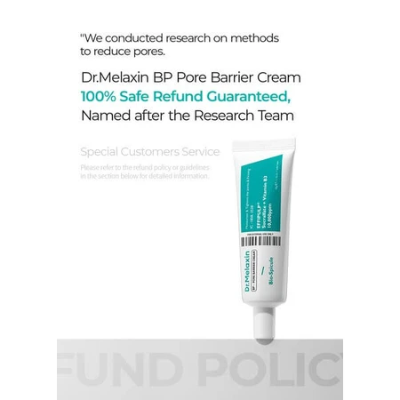 Dr.Melaxin BP Pore Barrier Cream, eine porenverengende Creme mit Bio-Kügelchen, 50 g