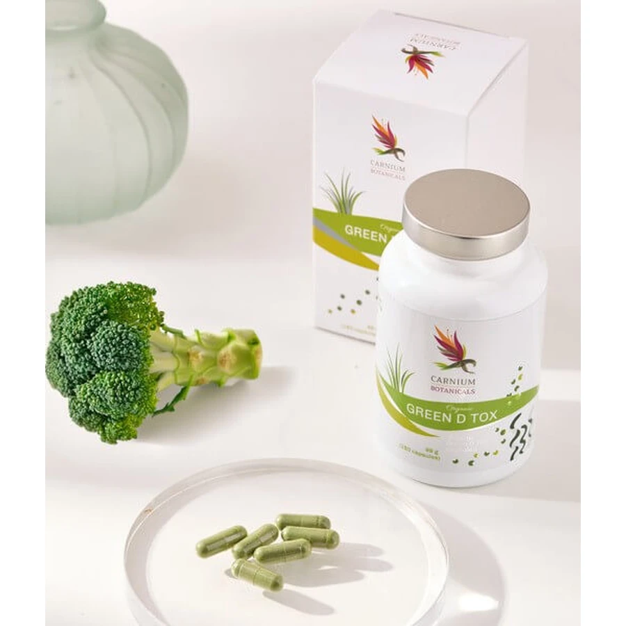 Carnium Botanicals Green D Tox, cápsulas, 180 uds.