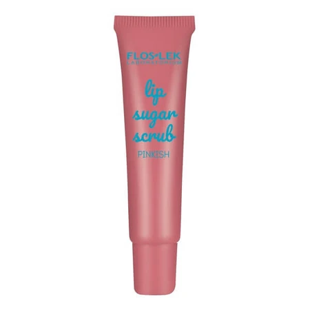 Flos-Lek Lip Care, suikerscrub voor lippen, rozig, 14 g