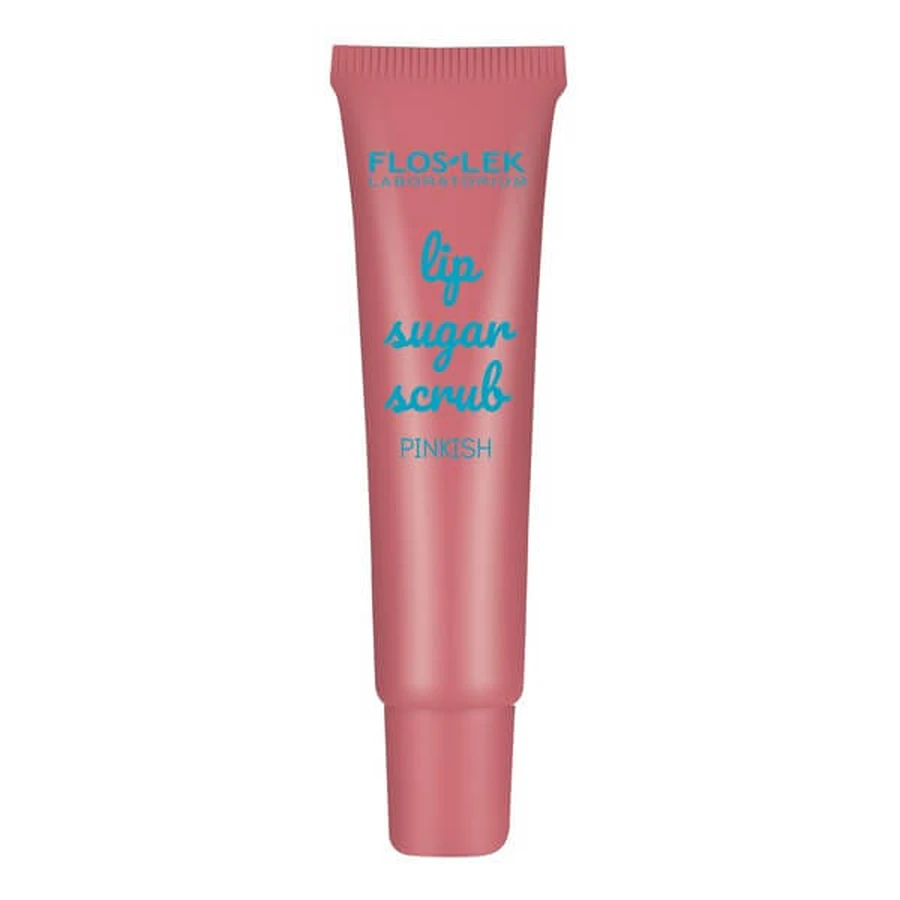 Flos-Lek Lip Care, suikerscrub voor lippen, rozig, 14 g