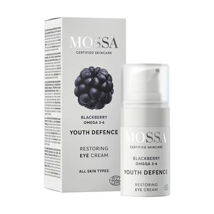 Mossa, restorative eye cream with blackberry extract, 15 ml