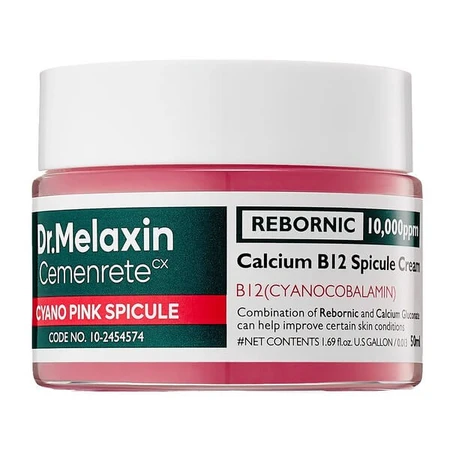 Dr.Melaxin Cemenrete Cyano Pink Spicule Cream, regenererende crème met spicules en vitamine B12, 30 ml