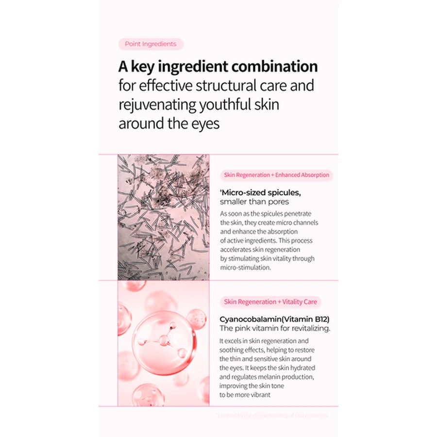Dr.Melaxin Cemenrete Cyano Pink Spicule Cream, regenererende crème met spicules en vitamine B12, 30 ml