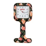 GIMA Nursing watch-roses fantasy Nursing watch square silicone watch