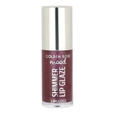 Golden Rose, Mood Shimmer Lip Glaze, Lip Gloss with Shimmers, No. 254, 6 ml