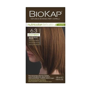 Biokap Nutricolor Delicato Rapid, haarverf 6.3 donker goudblond, 135 ml