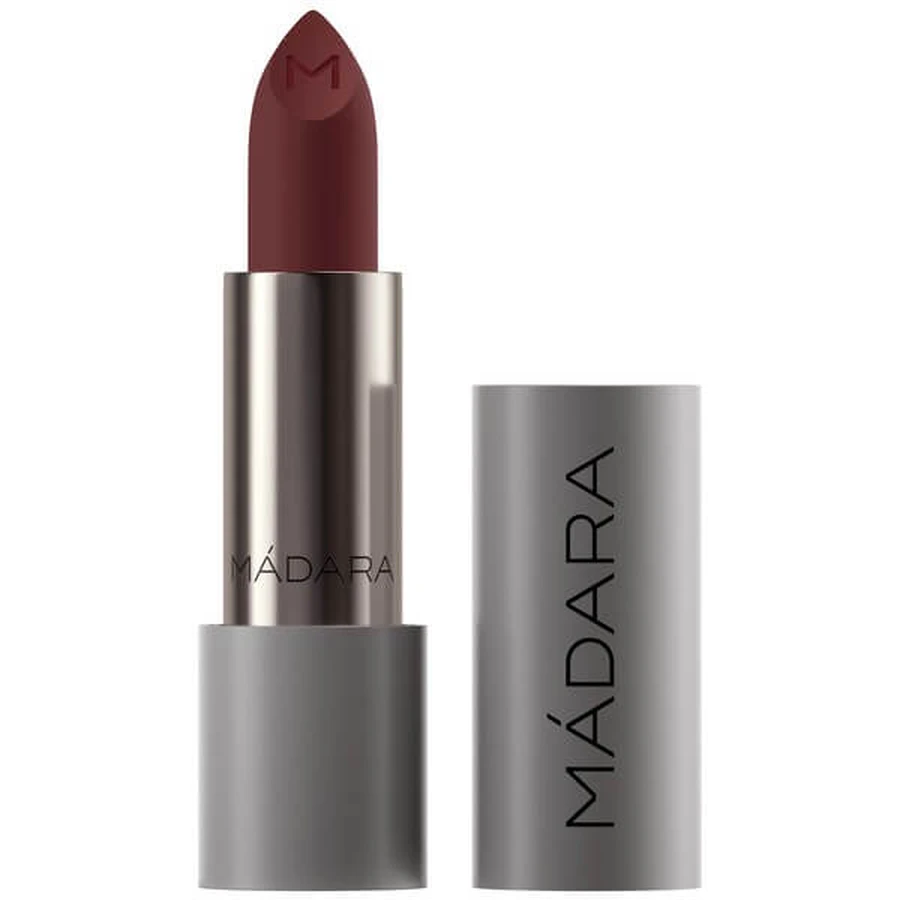 Madara Velvet Matte Cream Lipstick, matte lipstick met een satijnen finish, Donker Nude, 3.8 g