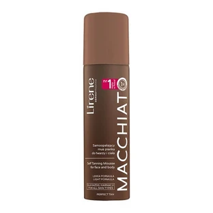 Lirene Perfect Tan, Selbstbräunungs-Mousse für Gesicht und Körper, Macchiato, 150 ml