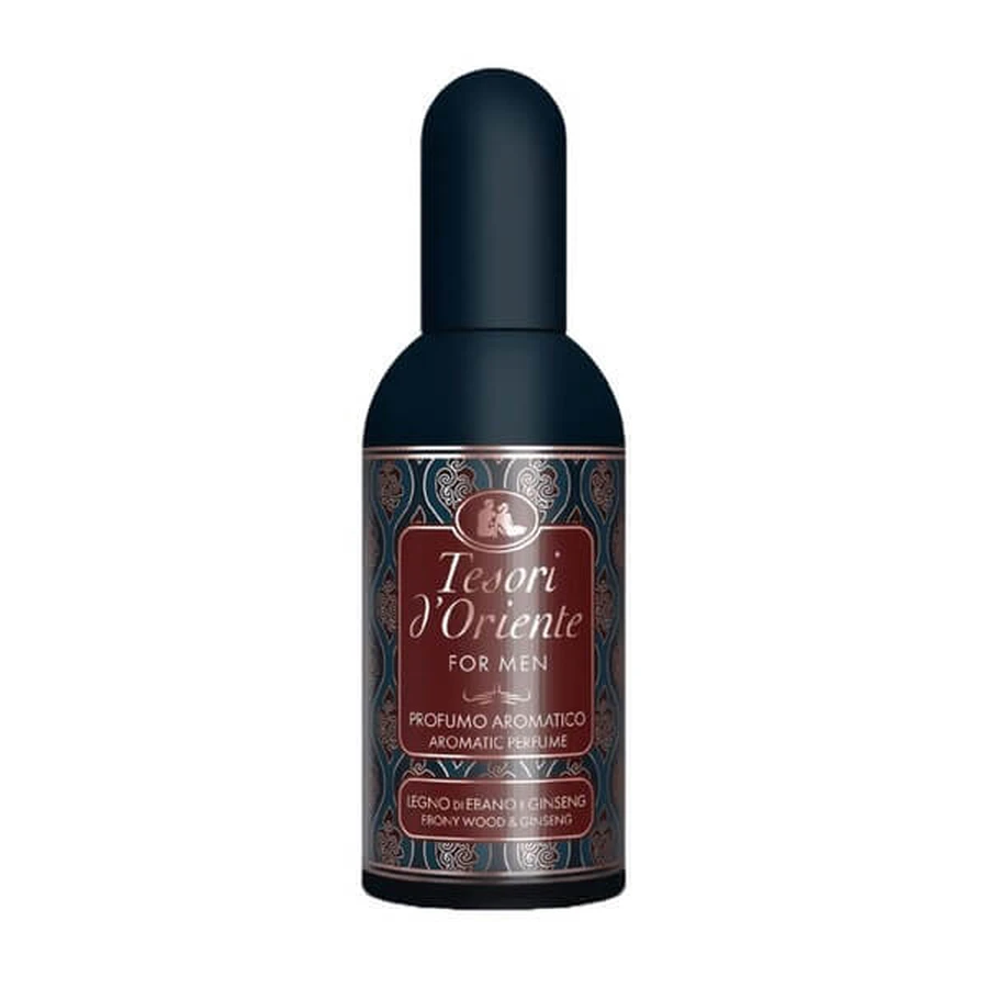 Tesori d'Oriente, Eau de Toilette für Männer, Legno d'Ebano e Ginseng für Männer, 100 ml.