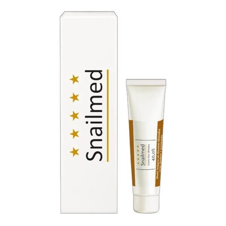 Snailmed, zalf voor huidproblemen met slakkenslijm, avocado-olie, pro-vitamine B5 en vitamine E, 10 ml