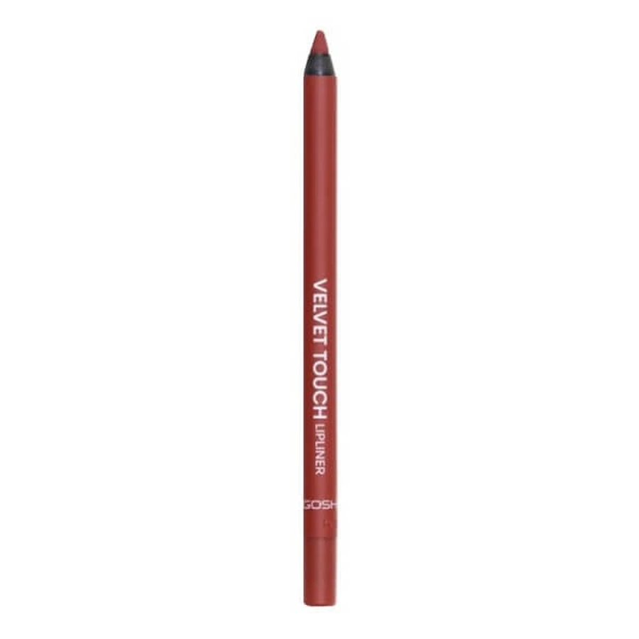 Gosh Velvet Touch Lip Liner, perfilador de labios resistente al agua, 016 The Red, 1,2 g