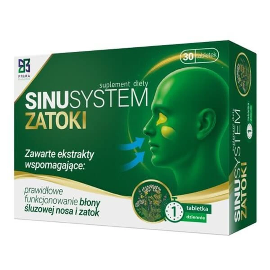 Prima Pharma Sinusystem Sinuses, Tabletten, 30 Stück.