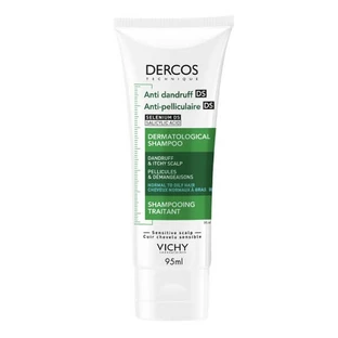 Vichy Dercos DS, shampooing antipelliculaire, cheveux normaux et gras, 95 ml