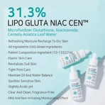 APLB Glutatión Niacinamida Ampolla, sérum facial iluminador con glutatión y niacinamida, 40 ml