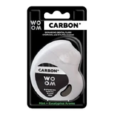 WOOM Carbon+, opzwellend tandzijde met actieve kool, 30 m