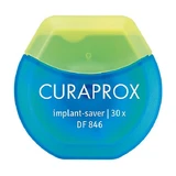 Curaprox Implant Saver, flosdraad voor het reinigen van groeven rond implantaten, 30 stuks.