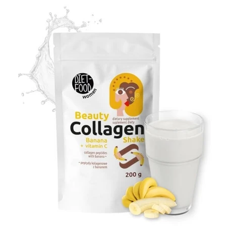 Diet-Food Women Beauty Collagen Shake Banana, powder, 200 g