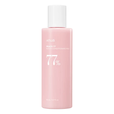 Anua Peach 77% Niacin Conditioning Milk, lait pour le visage, 150 ml