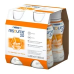 Set de 4 x Resource 2.0, liquide aromatisé à l'abricot, 4 x 200 ml