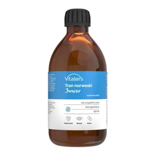 Vitalers Norwegian Tranium for children unscented, liquid, 250 ml