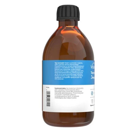 Vitalers Norwegian Tranium for children unscented, liquid, 250 ml
