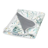 Babymatex Ines, doppelseitige Baumwolldecke, Muster: Reh, 75 cm x 100 cm, 1 Stk.