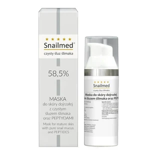 Snailmed, regenerating-nourishing mask with snail mucus, hyaluronic acid and peptides, 30 ml