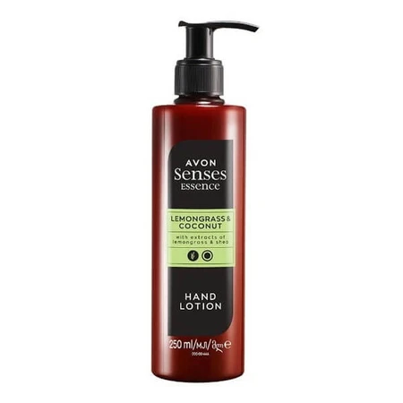 Avon Senses Essence, lotion pour les mains, citronnelle et noix de coco, 250 ml