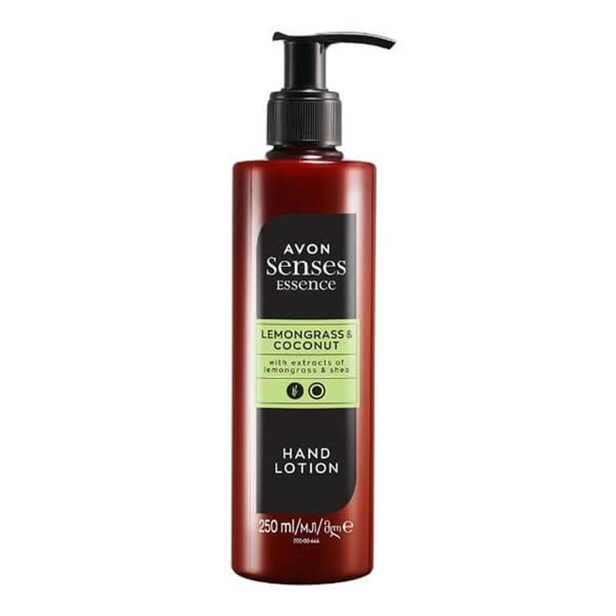 Avon Senses Essence, lotion pour les mains, citronnelle et noix de coco, 250 ml
