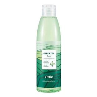 Ottie Green Tea Toner, revitalizing facial toner with green tea, 200 ml