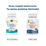 Nordic Naturals Vitamin D3 Gummies 1000 IU, bonbons à la gelée, goût mûre, 120 pcs.