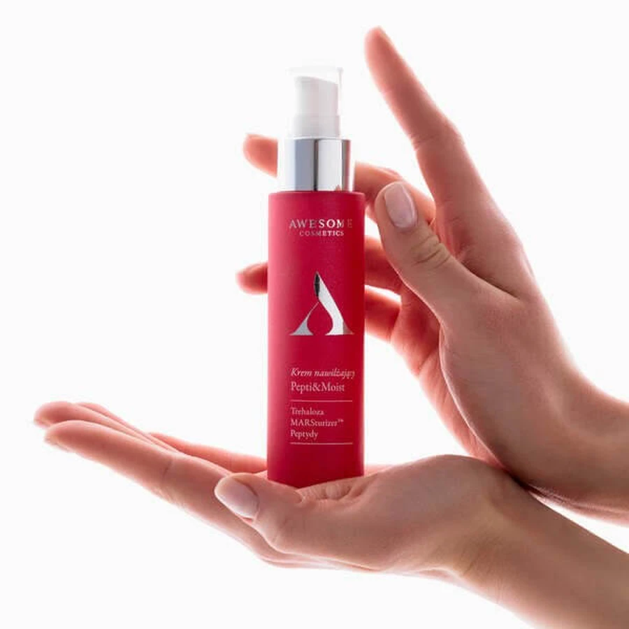 Awesome Cosmetics Pepti &amp; Moist, cremă hidratantă pentru față, 50 ml
