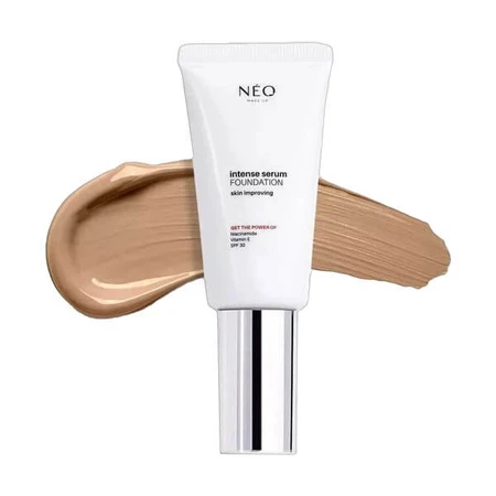 Neo Make Up Intense Serum, fondo de maquillaje satinado, 05 ORO, 30 ml.
