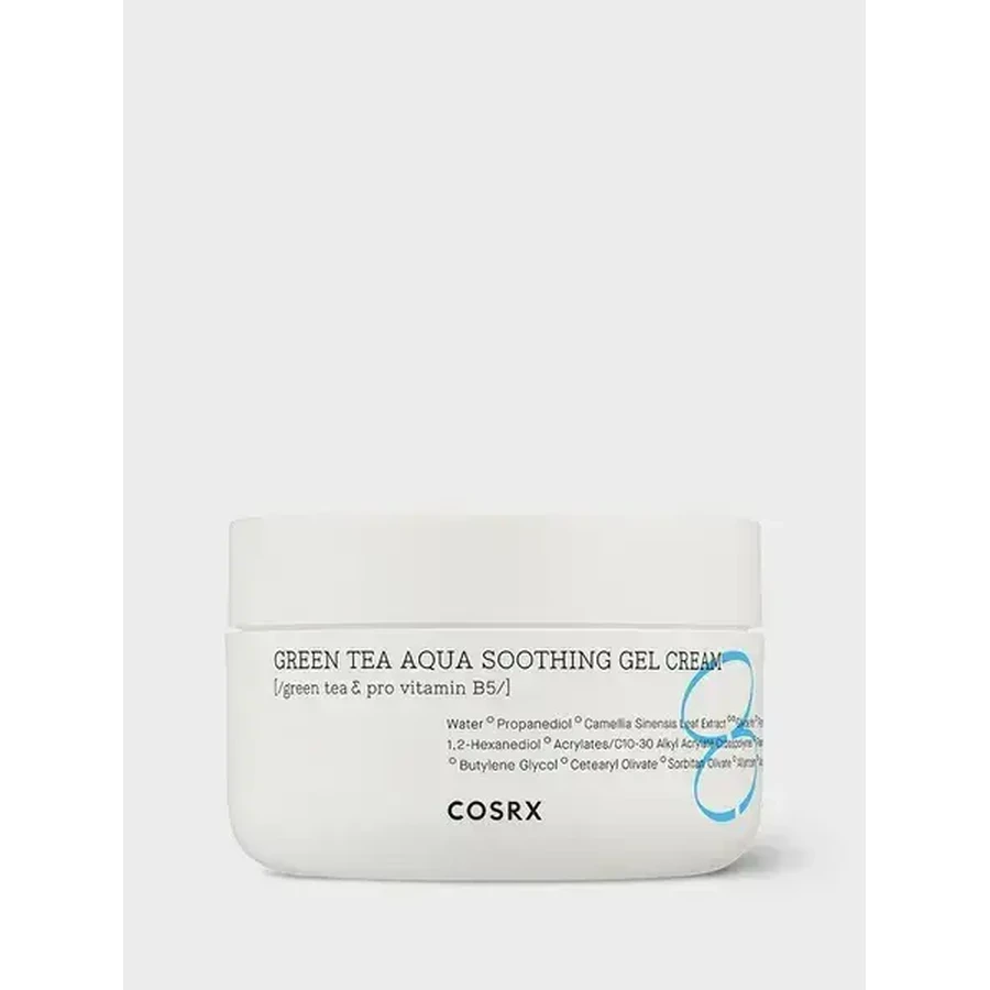 Cosrx Hydrium Green Tea Aqua Gel Crema Calmante, gel-crema facial hidratante-refrigerante, 50 ml