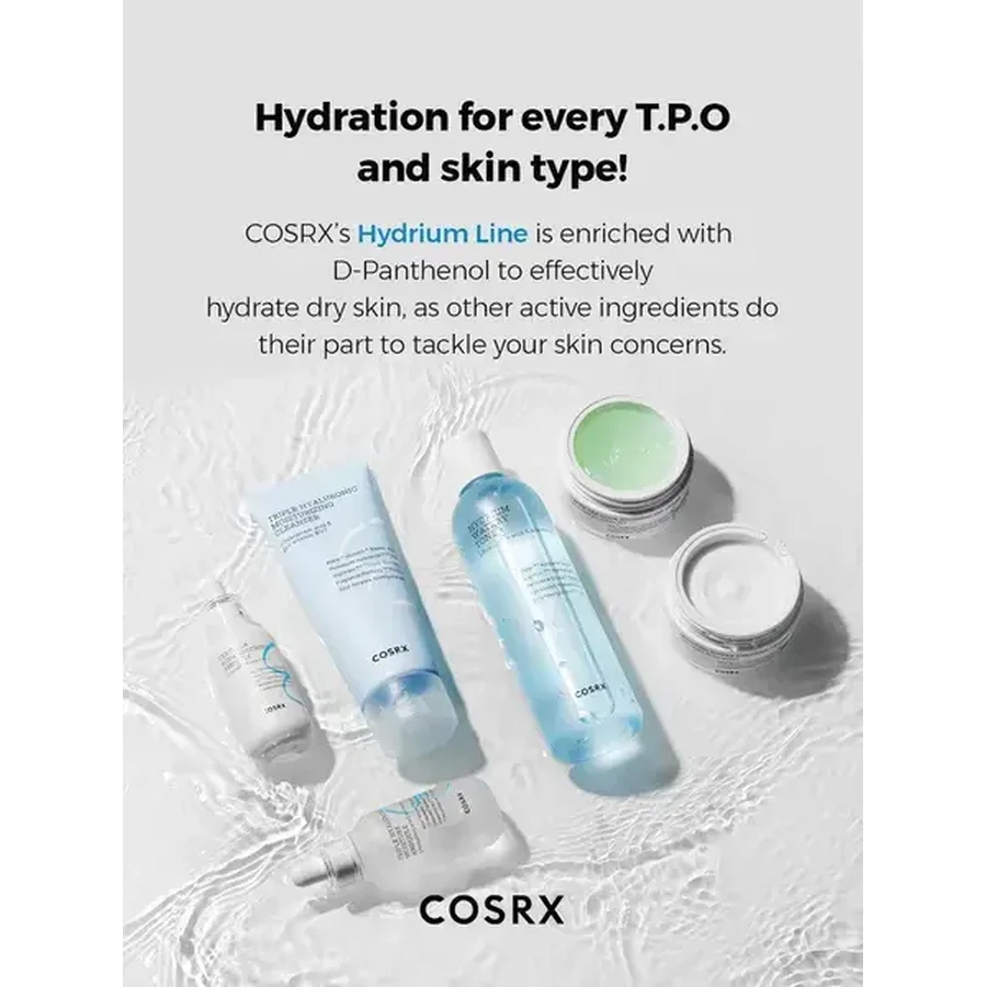 Cosrx Hydrium Green Tea Aqua Gel Crema Calmante, gel-crema facial hidratante-refrigerante, 50 ml